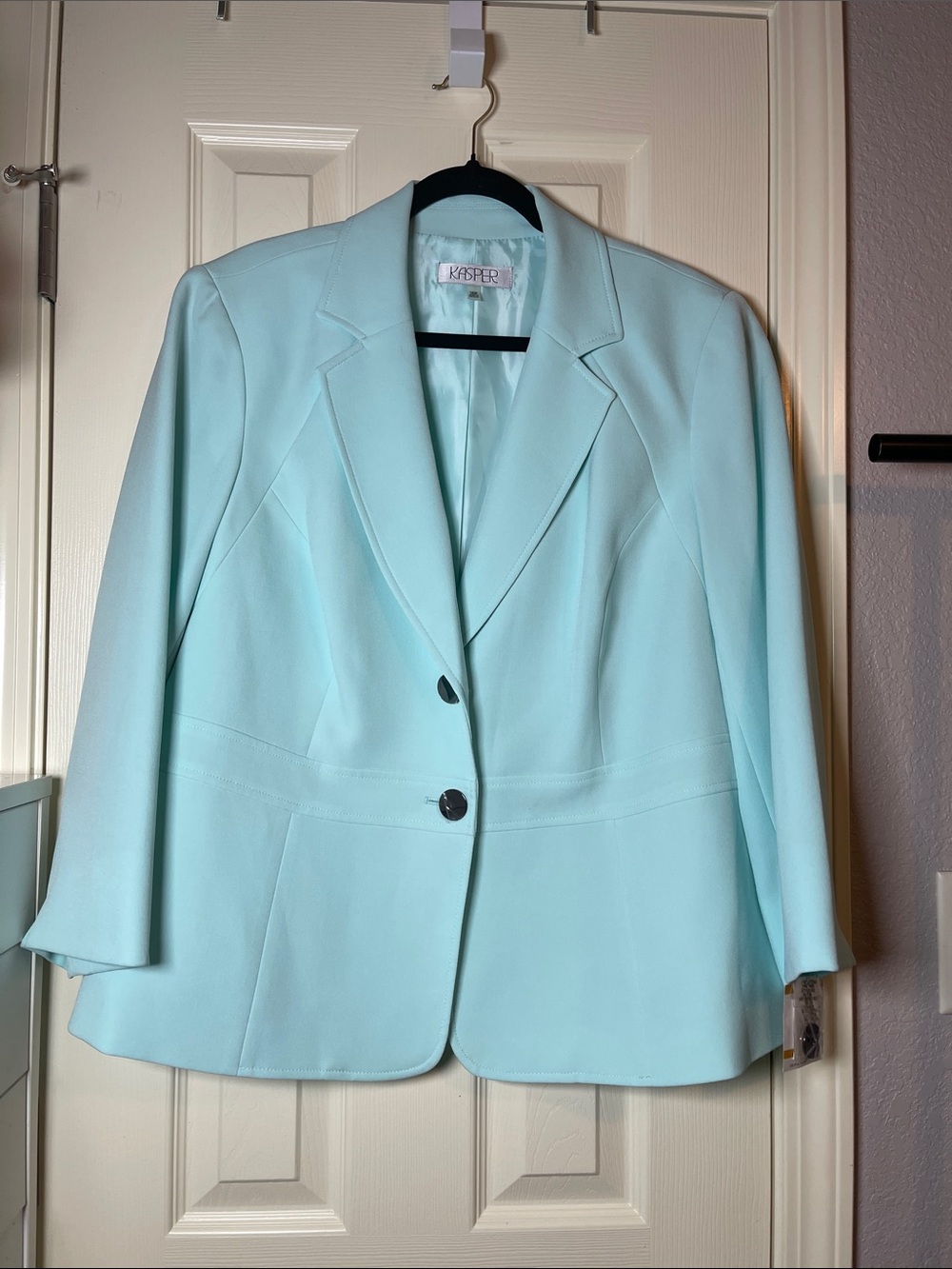 Kasper Mint Green Women's Tailored Blazer